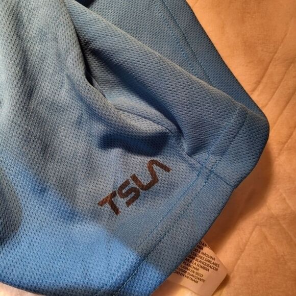 Tesla Performance Blue Racerback Quick Dry Logo Tank Top‎ Large - Picture 4 of 7